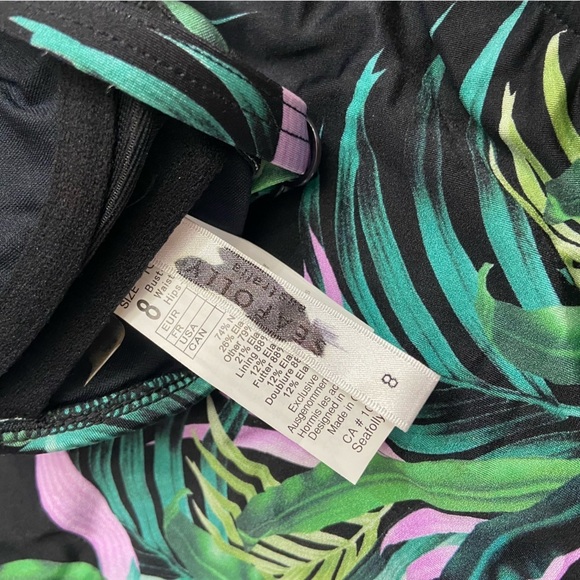 New! SET Seafolly Las Palmas Bikini Set NWOT 28564 - Picture 5 of 9